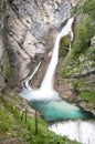 Savica waterfalls, Slovenia, Europe Royalty Free Stock Photo