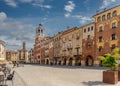 Savigliano, Cuneo, Piedmont, Italy: Piazza Santarosa