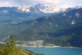 Savines-le-Lac in the Hautes-Alpes mountains, France