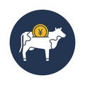 Saving flat vector icon which can easily modify or edit