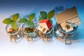 Saving money concept. Property investment Royalty Free Stock Photo