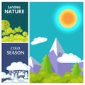 Saving Nature, Cold Season and Luxury Mountains