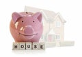 Saving up for your first house Royalty Free Stock Photo