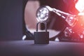 Saving user data. Hacking a password on a PC. Closing access to files. Hackers and secret data. HDD and key with lock