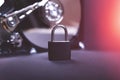 Saving user data. Hacking a password on a PC. Closing access to files. Hackers and secret data. HDD and key with lock.