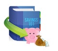 Savings 101 book illustration design