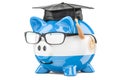 Savings for education in Argentina concept, 3D rendering