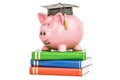 Savings for education concept, 3D rendering
