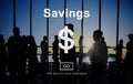 Savings Money Financial Accounting Banking Concept Royalty Free Stock Photo