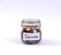 Savings Money Jar Royalty Free Stock Photo