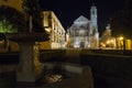 Savior Chapel El Salvador at night, Ubeda, Jaen, Spain Royalty Free Stock Photo