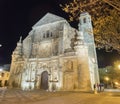 Savior Chapel El Salvador at night, Ubeda, Jaen, Spain