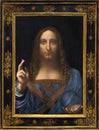 Leonardo Da Vinci 'Salvator Mundi Royalty Free Stock Photo