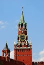 Saviors clock tower. Moscow Kremlin.