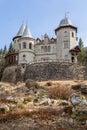Savoia Castle in Gressoney Royalty Free Stock Photo