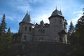 Savoia Castle - Gressoney-Saint-Jean, Valle d`Aosta region, Italy