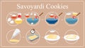 Savoiardi cookies recipe for cooking at home.