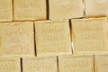 Savon de Marseille soap in the form of a cube Royalty Free Stock Photo