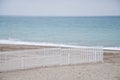 Savona beach with views of the beach establishments