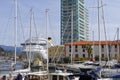 Savona, Italy - 7 apr 2024: a cruise ship moored at the dock of the historic port. Royalty Free Stock Photo