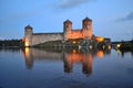 Savonlinna,. Fortress Olavinlinna Royalty Free Stock Photo