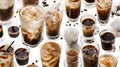 AI-Generated Japanese Iced Coffee: A Refreshing Fusion Brewed Hot, Poured Over Ice