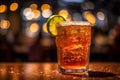 Savor the complexity of a Long Island Iced Tea Royalty Free Stock Photo