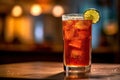 Savor the complexity of a Long Island Iced Tea Royalty Free Stock Photo