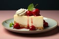 Savor the creamy delight of cheesecake, an irresistible flavor sensation
