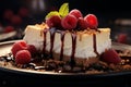 Savor the delight of rich, creamy vanilla cheesecake, a luscious dessert
