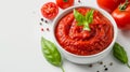 Savor the Delight: Tempting Tomato Paste in a Bowl