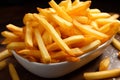 Savor the details with this mouthwatering close up of French fries