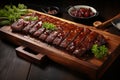 Savor the exquisite flavors of mouthwatering south korean galbi marinated grilled ribs