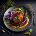 Artistry in Cuisine - Gastronomic Creativity and Artistic Food Presentation - Generated using AI Technology