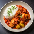 Pollo Guisado: Rich Tomato-Based Chicken Stew with Rice or Arepas