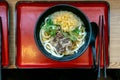 Savor the Richness of Niku Udon: A Hearty Blend of Beef and Noodles in a Flavorful Broth