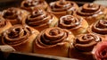 Savor the sweetness of freshly baked cinnamon rolls