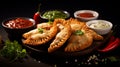 Savory beef empanadas, golden-brown and flaky, filled with seasoned meat, olives, and onions