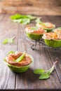 Savory cheddar cheese and leek mini pies