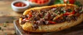 Concept Cheesesteak Recipe, Veggies Savory Cheesesteak with Colorful Veggies A Taste Symphony