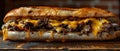 Savory Cheesesteak Feast - Melted Bliss and Beef. Concept Cheesesteak Recipe, Melted Cheese, Beef