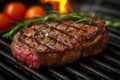 Savory delight a juicy and rare grilled steak ready to eat