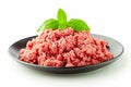 Savory Ground Beef Delight on White.