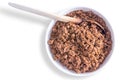 Savory ground or minced beef mixture for tacos Royalty Free Stock Photo