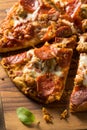 Savory Homemade Meat Lovers Pizza