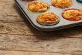 Savory muffin Royalty Free Stock Photo