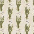 Savory pattern, food vector background