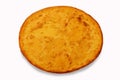 Savory pie of chickpea flour, farinata Royalty Free Stock Photo