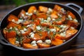 Savory Roasted sweet potatoes. Generate Ai