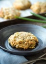 Zucchini and Green Onion Savory Scones